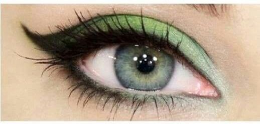 Зеленый макияж