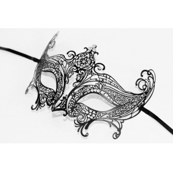 Металлическая венецианская маска 3707